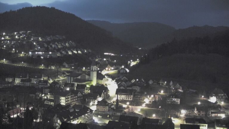 Dieses Bild zeigt eine Webcam-Aufnahme von Ottenhöfen, aufgenommen am Sonntag, den 22.03.2026 um 05:40 Uhr