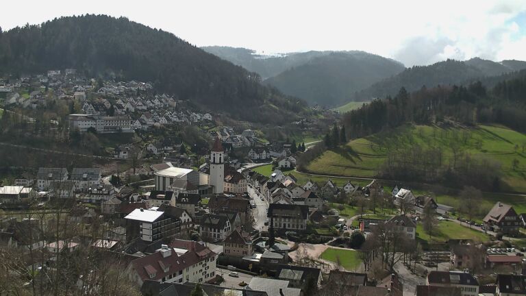 Dieses Bild zeigt eine Webcam-Aufnahme von Ottenhöfen, aufgenommen am Sonntag, den 29.03.2026 um 11:40 Uhr