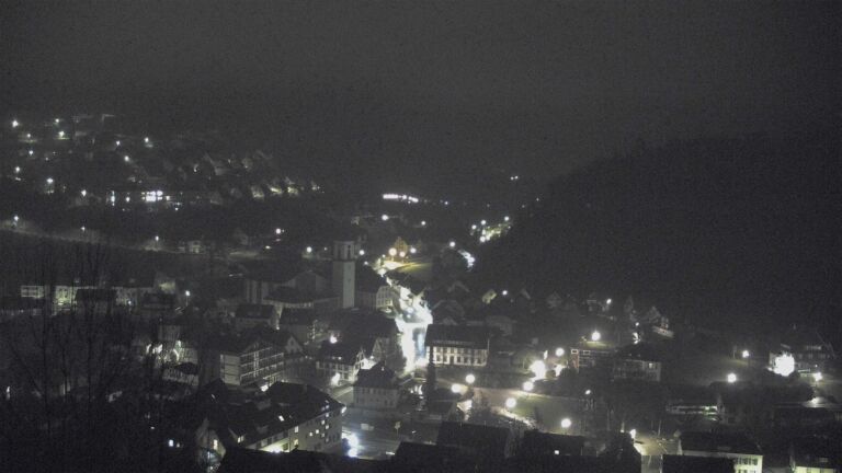Dieses Bild zeigt eine Webcam-Aufnahme von Ottenhöfen, aufgenommen am Donnerstag, den 26.03.2026 um 01:30 Uhr