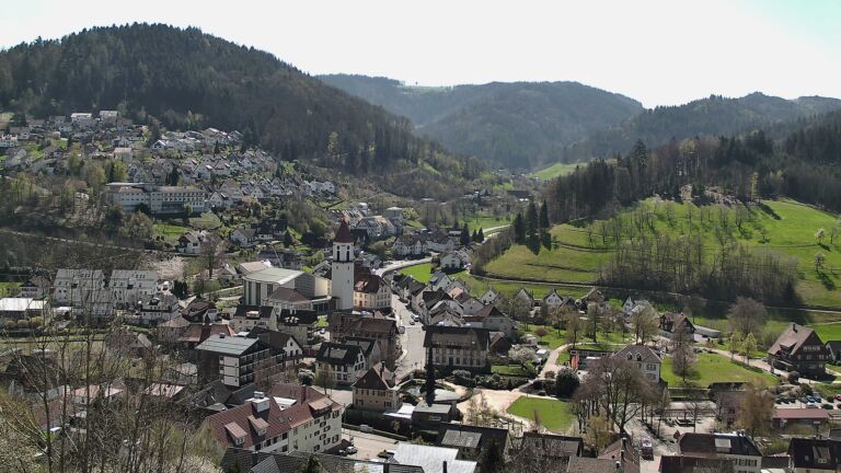 Dieses Bild zeigt eine Webcam-Aufnahme von Ottenhöfen, aufgenommen am Dienstag, den 07.04.2026 um 12:40 Uhr