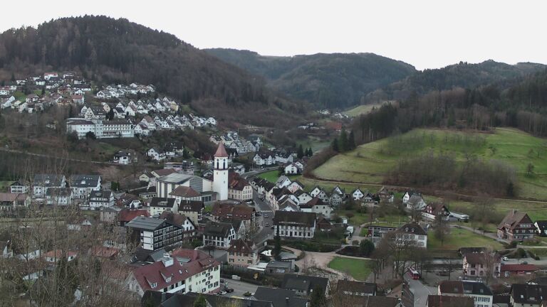 Dieses Bild zeigt eine Webcam-Aufnahme von Ottenhöfen, aufgenommen am Dienstag, den 03.03.2026 um 07:30 Uhr