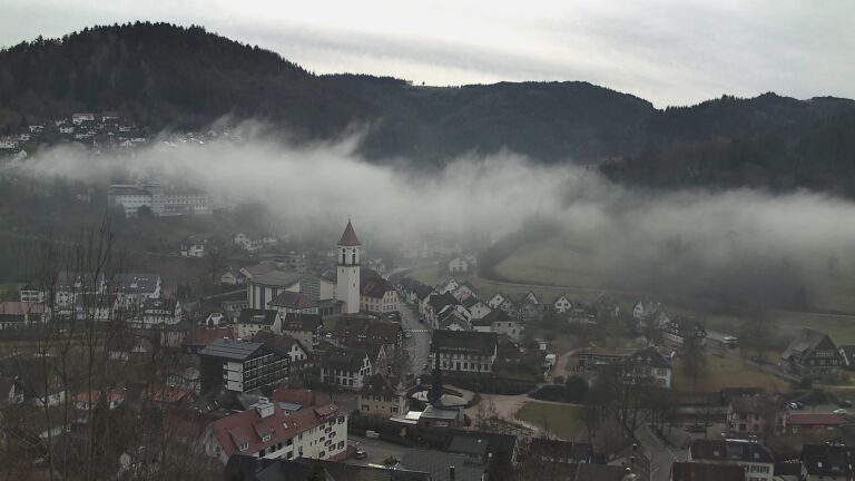 Dieses Bild zeigt eine Webcam-Aufnahme von Ottenhöfen, aufgenommen am Mittwoch, den 04.02.2026 um 11:30 Uhr