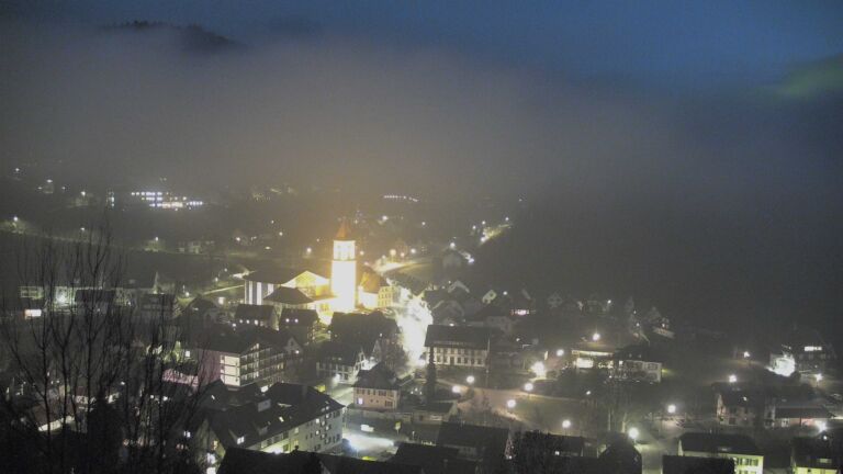 Dieses Bild zeigt eine Webcam-Aufnahme von Ottenhöfen, aufgenommen am Mittwoch, den 04.02.2026 um 18:20 Uhr