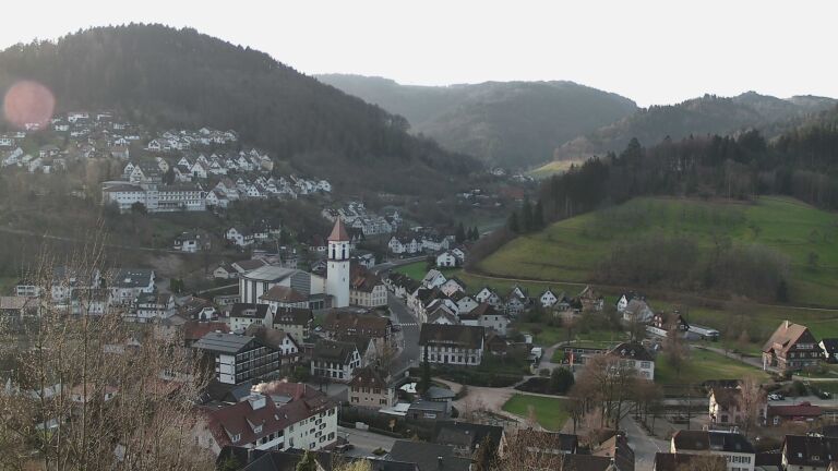 Dieses Bild zeigt eine Webcam-Aufnahme von Ottenhöfen, aufgenommen am Dienstag, den 10.03.2026 um 08:00 Uhr