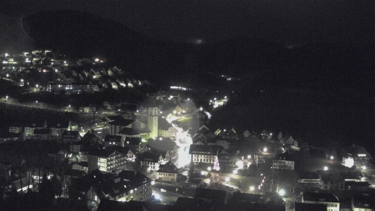 Dieses Bild zeigt eine Webcam-Aufnahme von Ottenhöfen, aufgenommen am Samstag, den 10.01.2026 um 05:50 Uhr