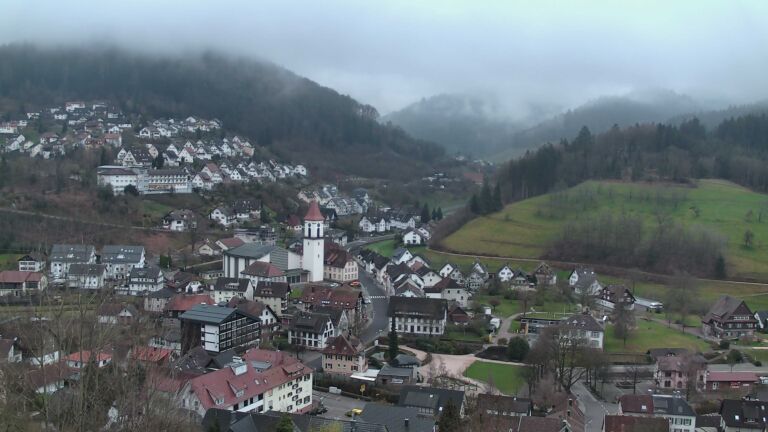 Dieses Bild zeigt eine Webcam-Aufnahme von Ottenhöfen, aufgenommen am Sonntag, den 15.03.2026 um 06:50 Uhr