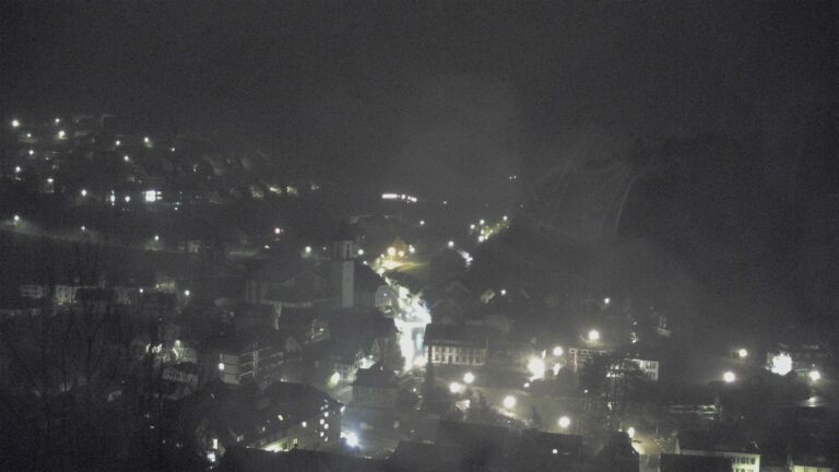 Dieses Bild zeigt eine Webcam-Aufnahme von Ottenhöfen, aufgenommen am Dienstag, den 14.04.2026 um 01:00 Uhr