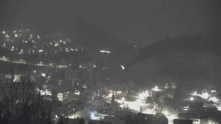 Dieses Bild zeigt eine Webcam-Aufnahme von Ottenhöfen, aufgenommen am Freitag, den 02.01.2026 um 04:30 Uhr