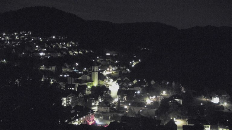 Dieses Bild zeigt eine Webcam-Aufnahme von Ottenhöfen, aufgenommen am Dienstag, den 01.09.2026 um 22:30 Uhr