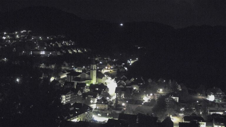 Dieses Bild zeigt eine Webcam-Aufnahme von Ottenhöfen, aufgenommen am Montag, den 12.10.2026 um 06:10 Uhr