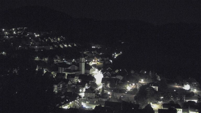 Dieses Bild zeigt eine Webcam-Aufnahme von Ottenhöfen, aufgenommen am Donnerstag, den 13.08.2026 um 02:30 Uhr