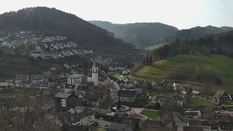 Dieses Bild zeigt eine Webcam-Aufnahme von Ottenhöfen, aufgenommen am Samstag, den 21.03.2026 um 08:50 Uhr