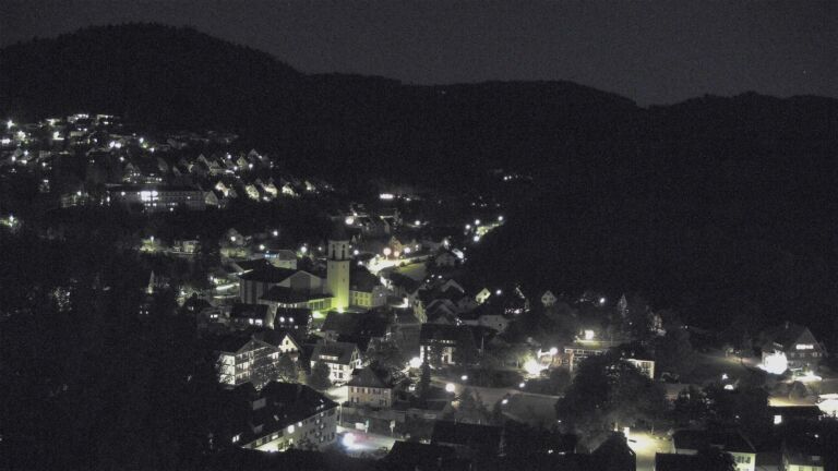 Dieses Bild zeigt eine Webcam-Aufnahme von Ottenhöfen, aufgenommen am Montag, den 14.09.2026 um 20:50 Uhr