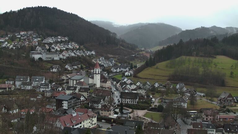 Dieses Bild zeigt eine Webcam-Aufnahme von Ottenhöfen, aufgenommen am Freitag, den 30.01.2026 um 16:40 Uhr