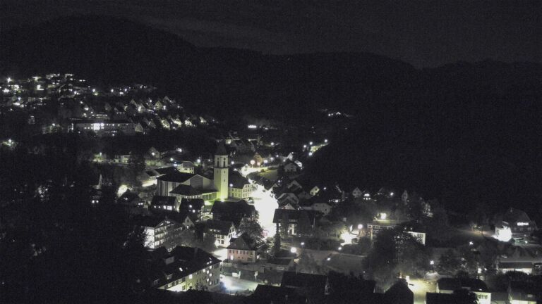 Dieses Bild zeigt eine Webcam-Aufnahme von Ottenhöfen, aufgenommen am Dienstag, den 06.10.2026 um 20:50 Uhr
