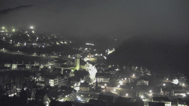 Dieses Bild zeigt eine Webcam-Aufnahme von Ottenhöfen, aufgenommen am Donnerstag, den 05.02.2026 um 05:50 Uhr