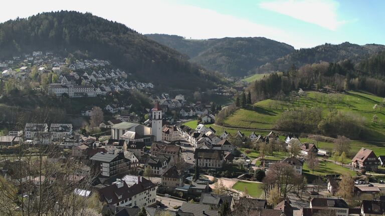 Dieses Bild zeigt eine Webcam-Aufnahme von Ottenhöfen, aufgenommen am Mittwoch, den 08.04.2026 um 10:00 Uhr