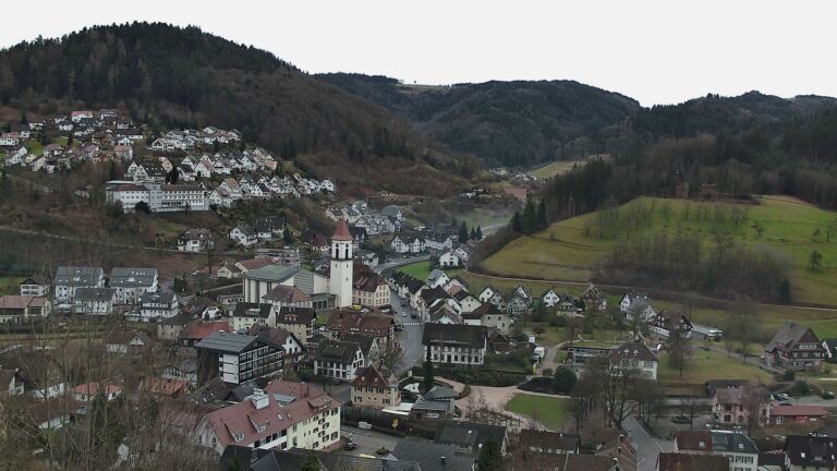 Dieses Bild zeigt eine Webcam-Aufnahme von Ottenhöfen, aufgenommen am Donnerstag, den 19.02.2026 um 11:30 Uhr