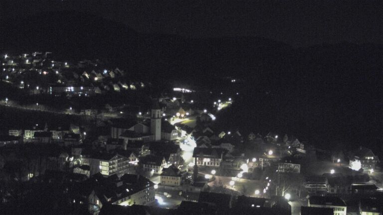 Dieses Bild zeigt eine Webcam-Aufnahme von Ottenhöfen, aufgenommen am Sonntag, den 21.12.2025 um 04:30 Uhr