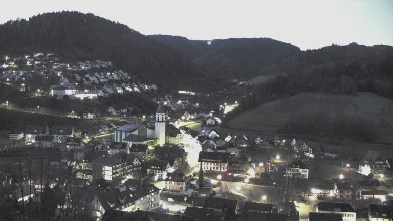 Dieses Bild zeigt eine Webcam-Aufnahme von Ottenhöfen, aufgenommen am Donnerstag, den 26.02.2026 um 06:30 Uhr