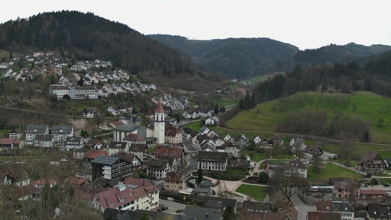 Dieses Bild zeigt eine Webcam-Aufnahme von Ottenhöfen, aufgenommen am Mittwoch, den 25.03.2026 um 09:10 Uhr