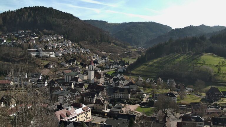 Dieses Bild zeigt eine Webcam-Aufnahme von Ottenhöfen, aufgenommen am Donnerstag, den 26.02.2026 um 14:40 Uhr