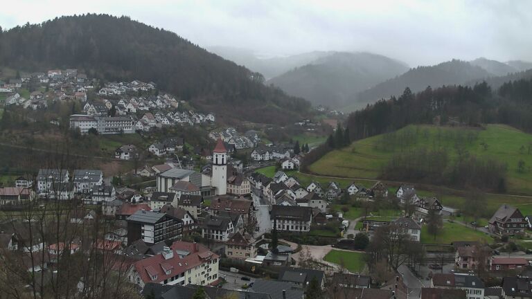 Dieses Bild zeigt eine Webcam-Aufnahme von Ottenhöfen, aufgenommen am Montag, den 30.03.2026 um 09:10 Uhr