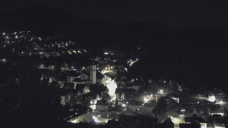 Dieses Bild zeigt eine Webcam-Aufnahme von Ottenhöfen, aufgenommen am Dienstag, den 08.09.2026 um 01:30 Uhr