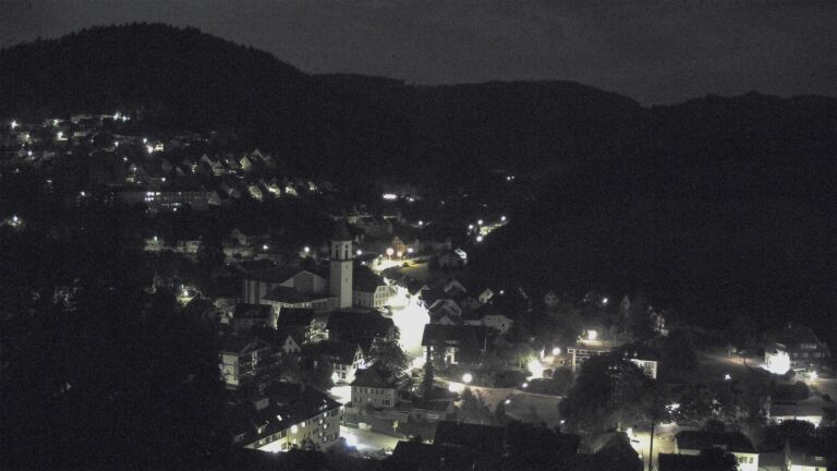 Dieses Bild zeigt eine Webcam-Aufnahme von Ottenhöfen, aufgenommen am Dienstag, den 04.08.2026 um 03:00 Uhr