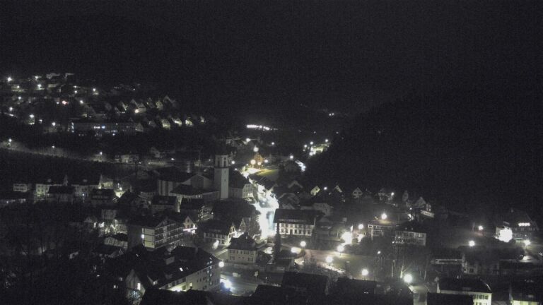 Dieses Bild zeigt eine Webcam-Aufnahme von Ottenhöfen, aufgenommen am Samstag, den 10.01.2026 um 03:00 Uhr