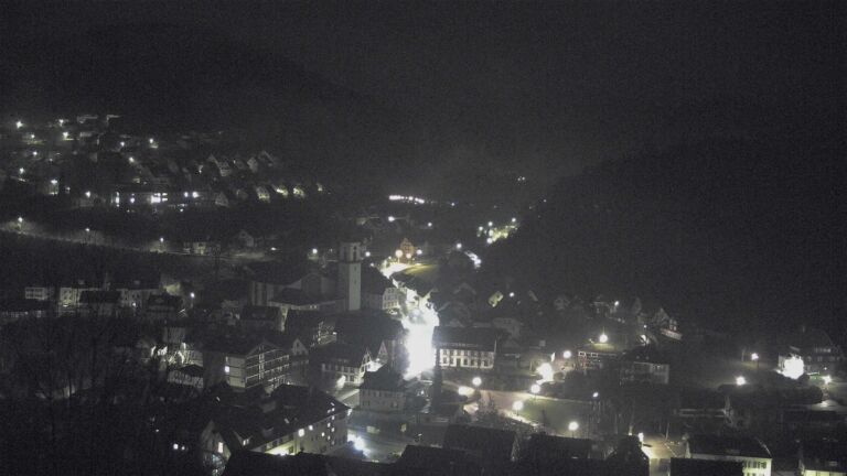 Dieses Bild zeigt eine Webcam-Aufnahme von Ottenhöfen, aufgenommen am Sonntag, den 29.03.2026 um 03:30 Uhr