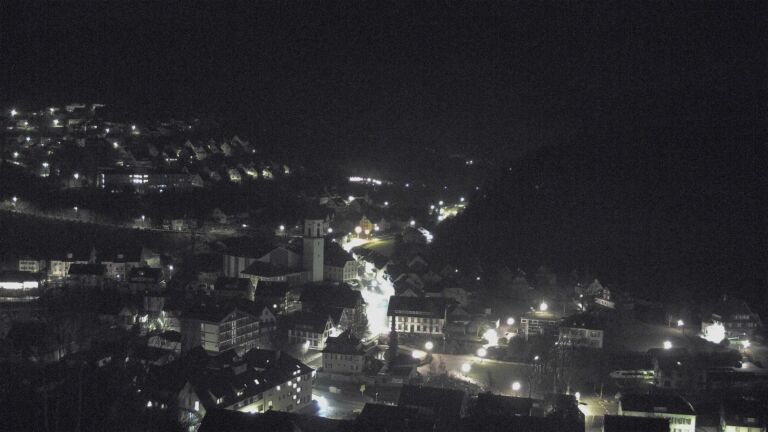 Dieses Bild zeigt eine Webcam-Aufnahme von Ottenhöfen, aufgenommen am Dienstag, den 17.02.2026 um 00:30 Uhr