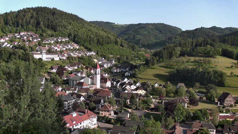 Dieses Bild zeigt eine Webcam-Aufnahme von Ottenhöfen, aufgenommen am Freitag, den 29.05.2026 um 19:10 Uhr