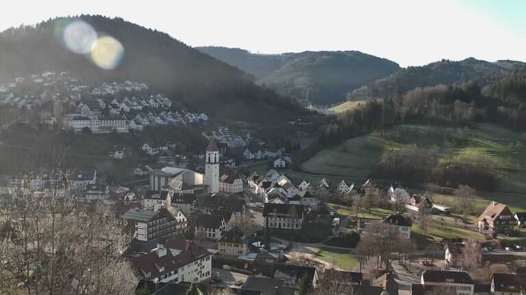 Dieses Bild zeigt eine Webcam-Aufnahme von Ottenhöfen, aufgenommen am Montag, den 02.03.2026 um 09:00 Uhr