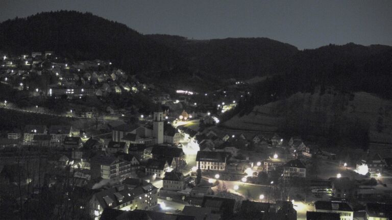 Dieses Bild zeigt eine Webcam-Aufnahme von Ottenhöfen, aufgenommen am Dienstag, den 03.03.2026 um 00:30 Uhr