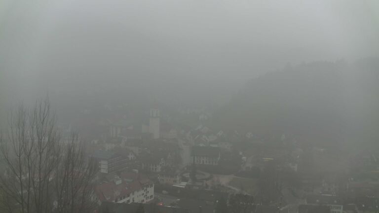Dieses Bild zeigt eine Webcam-Aufnahme von Ottenhöfen, aufgenommen am Montag, den 26.01.2026 um 08:30 Uhr