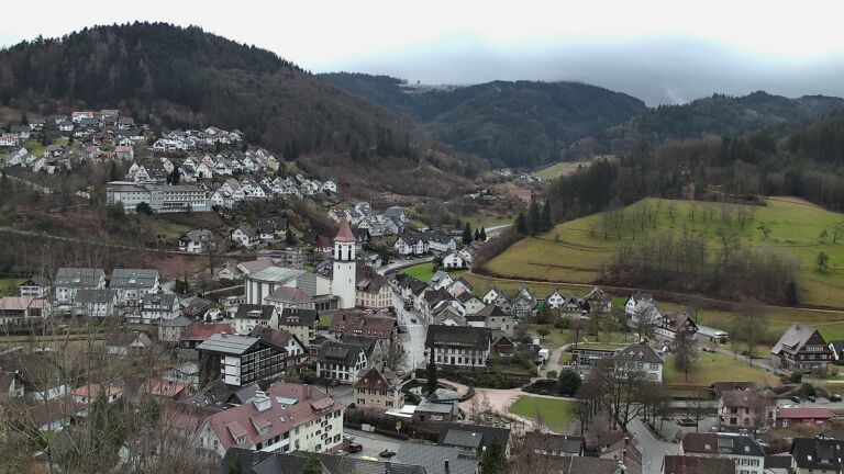 Dieses Bild zeigt eine Webcam-Aufnahme von Ottenhöfen, aufgenommen am Dienstag, den 17.02.2026 um 09:20 Uhr