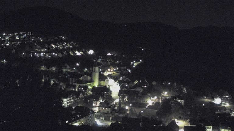 Dieses Bild zeigt eine Webcam-Aufnahme von Ottenhöfen, aufgenommen am Freitag, den 18.09.2026 um 22:30 Uhr