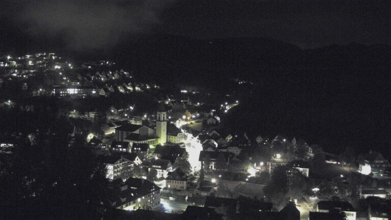 Dieses Bild zeigt eine Webcam-Aufnahme von Ottenhöfen, aufgenommen am Donnerstag, den 08.10.2026 um 20:50 Uhr