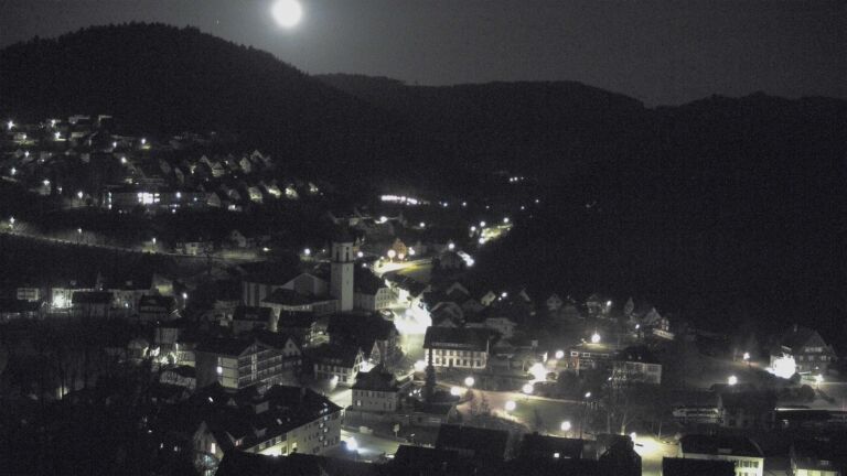 Dieses Bild zeigt eine Webcam-Aufnahme von Ottenhöfen, aufgenommen am Dienstag, den 10.03.2026 um 03:30 Uhr