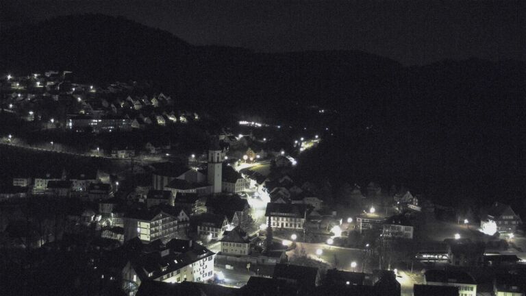 Dieses Bild zeigt eine Webcam-Aufnahme von Ottenhöfen, aufgenommen am Mittwoch, den 18.02.2026 um 04:00 Uhr