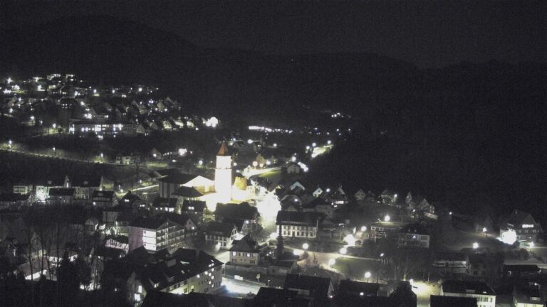 Dieses Bild zeigt eine Webcam-Aufnahme von Ottenhöfen, aufgenommen am Sonntag, den 22.03.2026 um 20:30 Uhr
