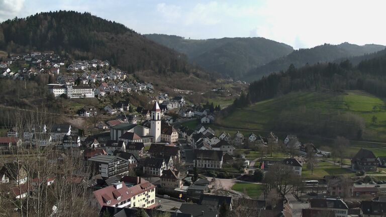 Dieses Bild zeigt eine Webcam-Aufnahme von Ottenhöfen, aufgenommen am Montag, den 09.03.2026 um 15:50 Uhr