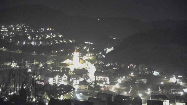 Dieses Bild zeigt eine Webcam-Aufnahme von Ottenhöfen, aufgenommen am Samstag, den 27.12.2025 um 20:40 Uhr