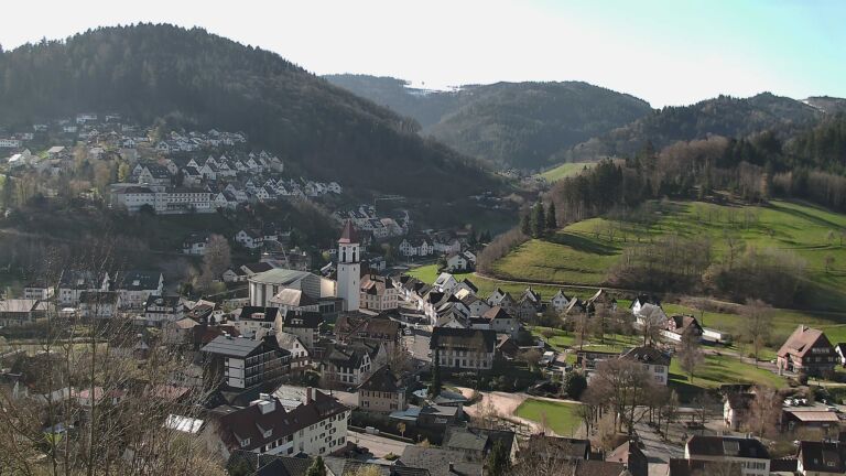 Dieses Bild zeigt eine Webcam-Aufnahme von Ottenhöfen, aufgenommen am Donnerstag, den 02.04.2026 um 09:50 Uhr