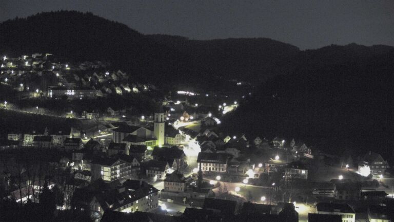 Dieses Bild zeigt eine Webcam-Aufnahme von Ottenhöfen, aufgenommen am Sonntag, den 08.03.2026 um 05:50 Uhr