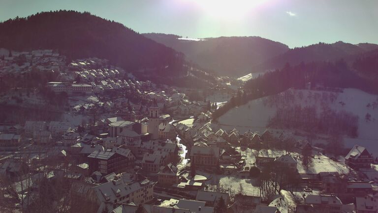 Dieses Bild zeigt eine Webcam-Aufnahme von Ottenhöfen, aufgenommen am Mittwoch, den 07.01.2026 um 11:40 Uhr