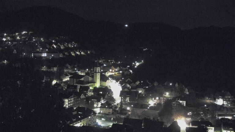 Dieses Bild zeigt eine Webcam-Aufnahme von Ottenhöfen, aufgenommen am Montag, den 12.10.2026 um 06:20 Uhr