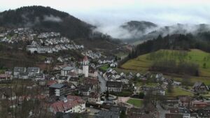 Dieses Bild zeigt eine Webcam-Aufnahme von Ottenhöfen, aufgenommen am Dienstag, den 24.02.2026 um 14:20 Uhr