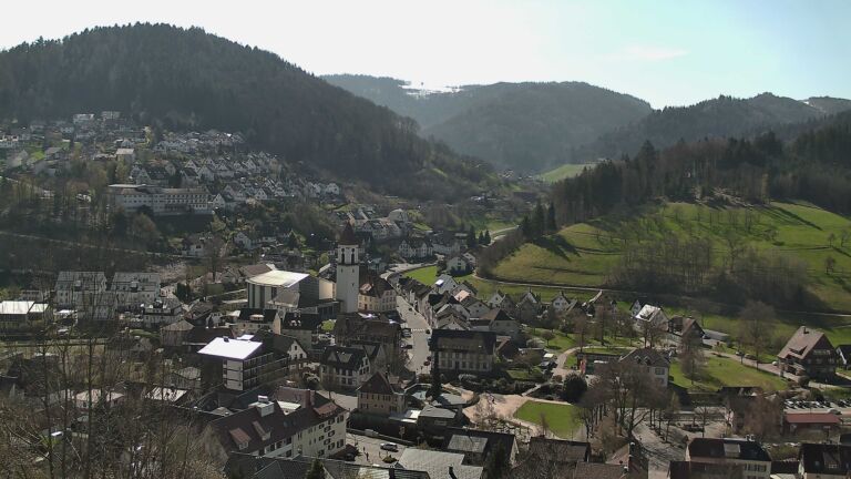 Dieses Bild zeigt eine Webcam-Aufnahme von Ottenhöfen, aufgenommen am Donnerstag, den 02.04.2026 um 11:40 Uhr